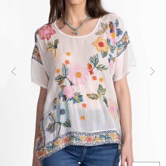 Johnny Was Mariafe Blouse size XS - Picture 5 of 7